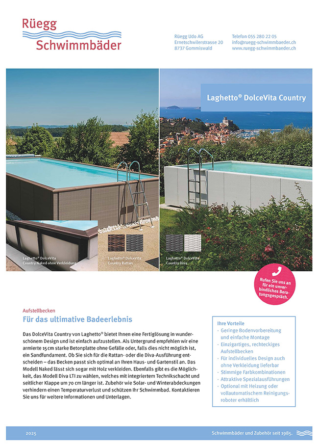 Preisliste Laghetto Dolcevita